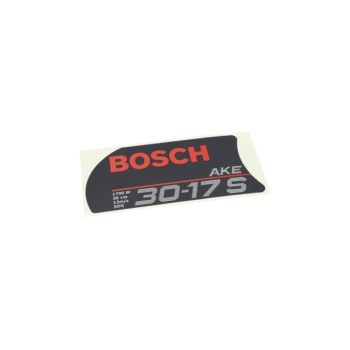 Bosch Tabliczka Firmy Numer katalogowy 1601118A26