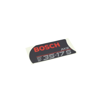 Bosch Tabliczka Firmy Numer katalogowy 1601118A28