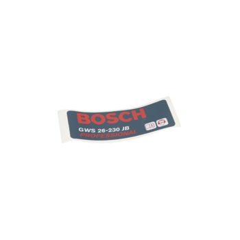 Bosch Tabliczka Firmy Numer katalogowy 1601118C95
