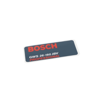 Bosch Tabliczka Firmy Numer katalogowy 1601118G02