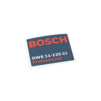 Bosch Tabliczka Firmy Numer katalogowy 1601118G96