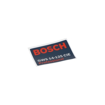 Bosch Tabliczka Firmy Numer katalogowy 1601118H01
