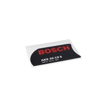 Bosch Tabliczka Firmy Numer katalogowy 1601118K62