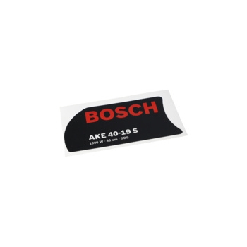 Bosch Tabliczka Firmy Numer katalogowy 1601118K63