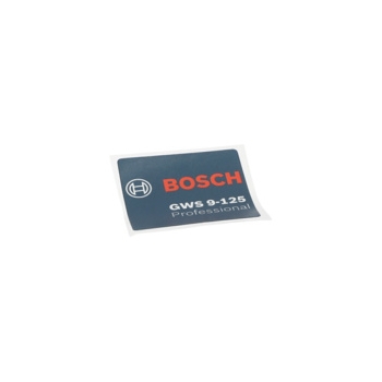 Bosch Tabliczka Firmy Numer katalogowy 1601118L03
