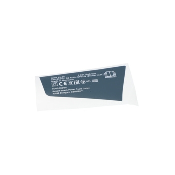 Bosch Tabliczka Znamionowa Numer katalogowy 1607000D4K