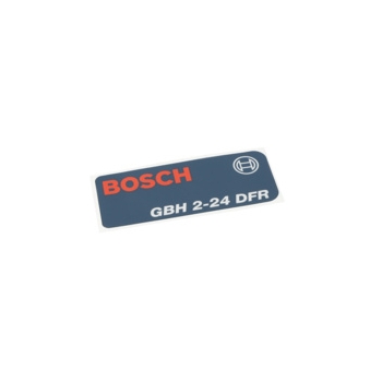 Bosch Tabliczka Firmy Numer katalogowy 1611110852