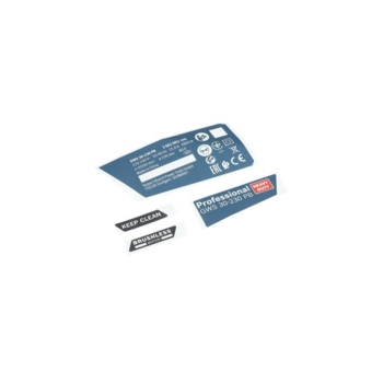 Bosch Tabliczka Znamionowa Numer katalogowy 1619P17489