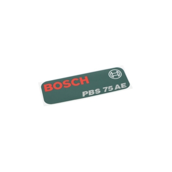 Bosch Tabliczka Firmy Numer katalogowy 2601118960