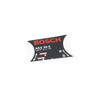 Bosch Tabliczka Firmy Numer katalogowy 2609002664