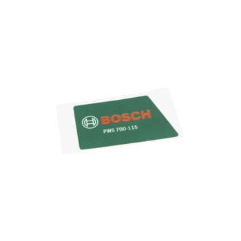Bosch Tabliczka Firmy Numer katalogowy 2609004789