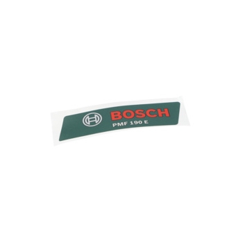 Bosch Tabliczka Firmy Numer katalogowy 2609005887