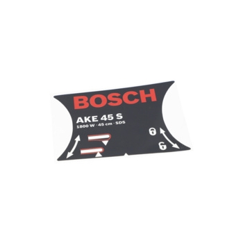 Bosch Tabliczka Firmy Numer katalogowy 2609006170