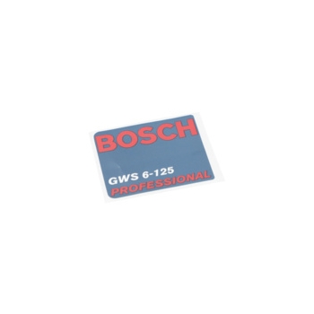 Bosch Tabliczka Firmy Numer katalogowy 2609130612