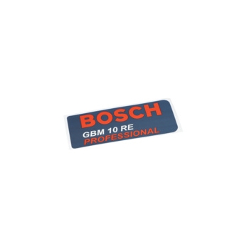 Bosch Tabliczka Firmy Numer katalogowy 2609130745