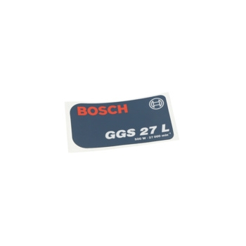 Bosch Tabliczka Naklejana Numer katalogowy 3601110375