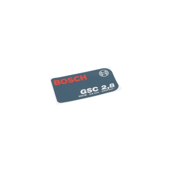 Bosch Tabliczka Naklejana Numer katalogowy 3601110384