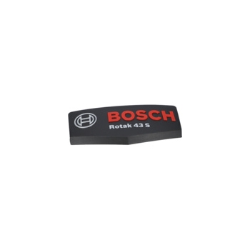 Bosch TABLICZKA Z LOGO FIRMY corded 43 S Numer katalogowy F016L69528
